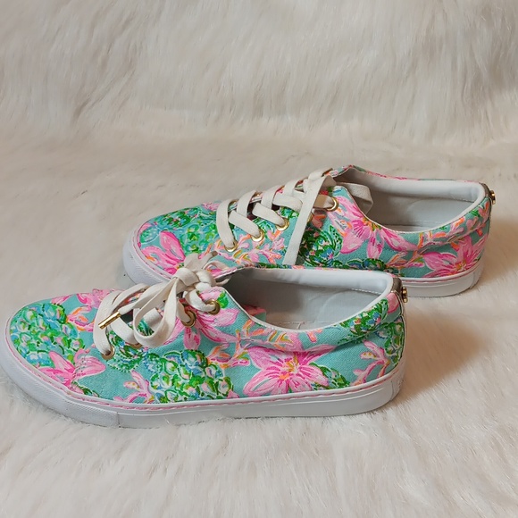 Lilly Pulitzer Abigail Sneaker Sz 10M - Picture 3 of 12